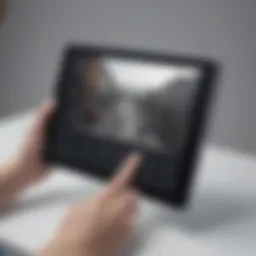 Smart Switch application interface on a Samsung tablet