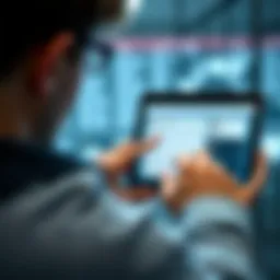 User exploring Google Translate interface on a digital device