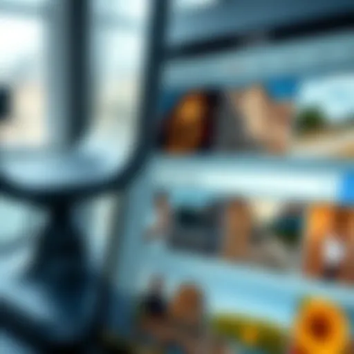 Detailed view of Google Image Search interface