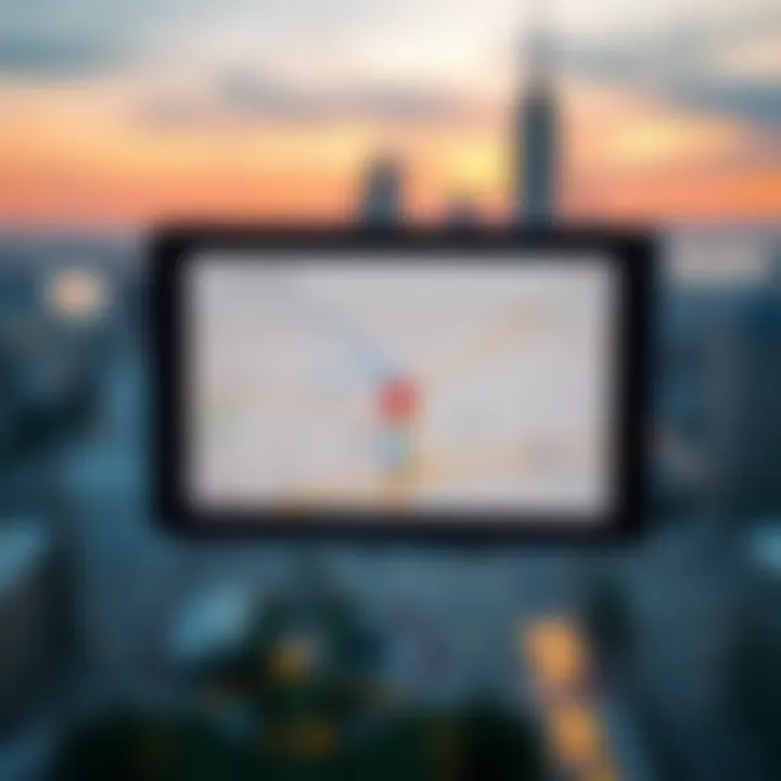 Google Maps Distance Measurement Tool Measuring distances on Google Maps interface