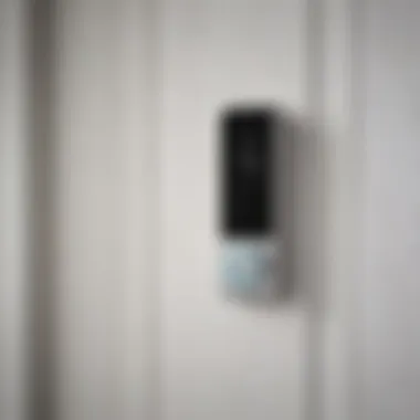 Modern doorbell security system enhancing home security