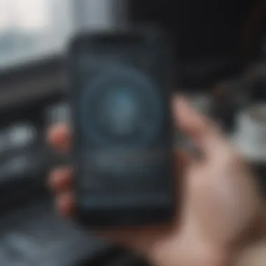 Boost Your Productivity Smartphone displaying productivity app interface