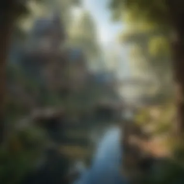 Realm of Enchantment Mystical realm RPG game illustration