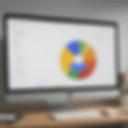 Visual representation of the Google Suite dashboard