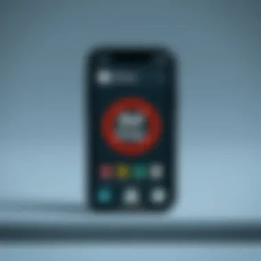 Ad-Free Experience on Mobile Apps A mobile device showcasing an ad-free application experience