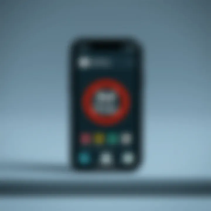 Ad-Free Experience on Mobile Apps A mobile device showcasing an ad-free application experience