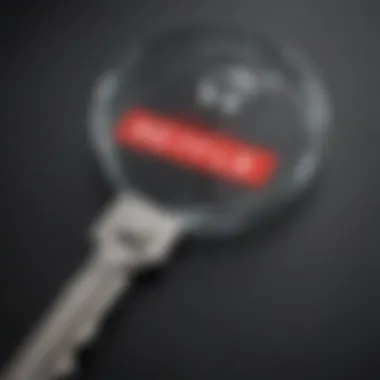 Key to Free Netflix Account Conceptual illustration of a key opening a Netflix logo