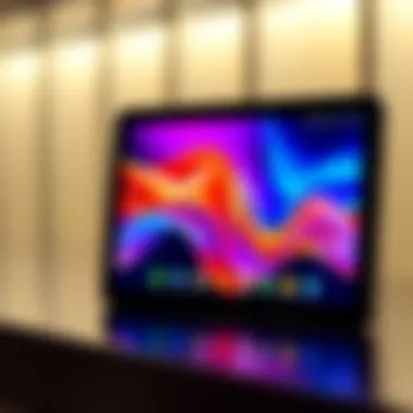 Highlighting the vibrant display of the Onn 8 Inch Tablet