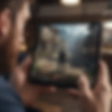 Immersive Storytelling in Gaming An engaging narrative-driven game for adults showcased on an Apple device