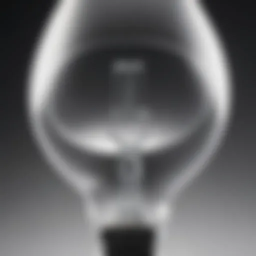 Close-up view of a Philips spotlight bulb showcasing its design and features