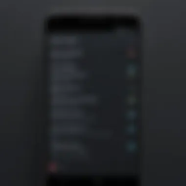 Text Messages on Android Device Screenshot of text messages on an Android device