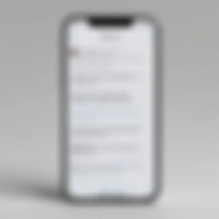 Screenshot of text messages on an iOS device