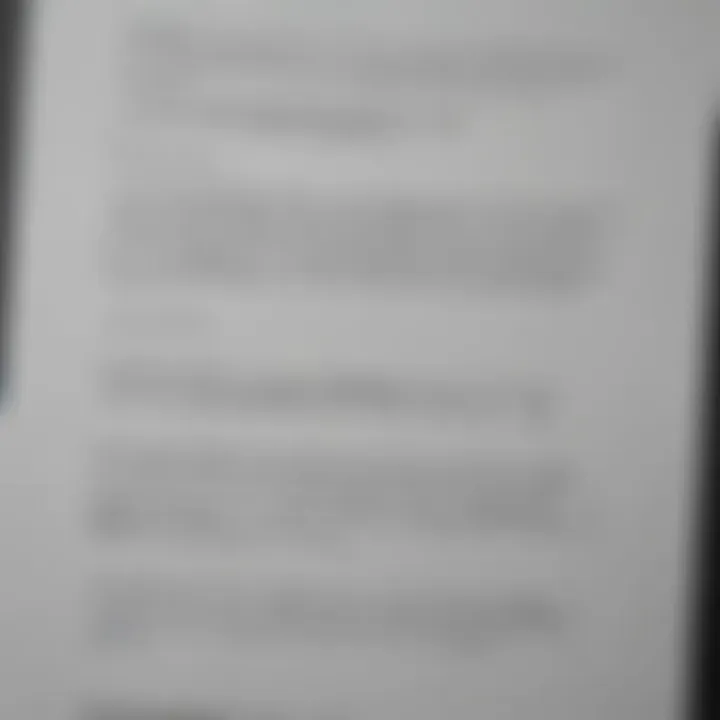 Visual representation of legal implications of printed text messages
