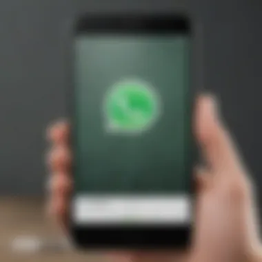 Illustration demonstrating the ease of restoring deleted WhatsApp conversations