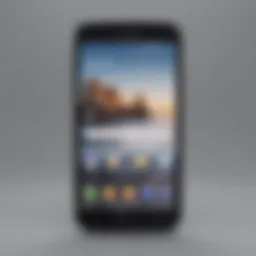 The first Samsung Galaxy phone showcasing its innovative design