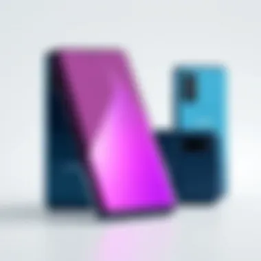 Elegant Design of Samsung Galaxy S22 Ultra Samsung Galaxy S22 Ultra showcasing its sleek design