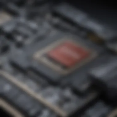 Advanced Hardware in Samsung Smartphones Close-up of Samsung hardware components highlighting advancements