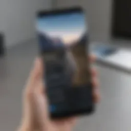 Overview of Samsung Phone Home Page Layout