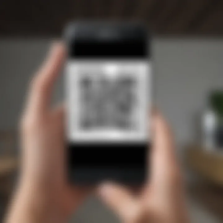 Scanning QR code with Samsung camera app