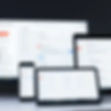 Various devices displaying Gmail settings