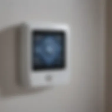 Sleek and Modern Network Thermostat Interface