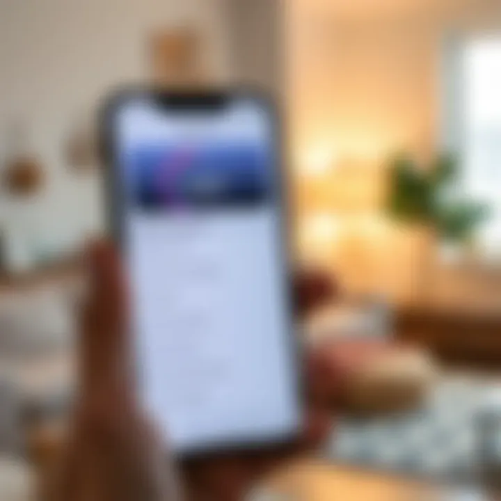 Smart Home Automation Settings Overview Smart home automation settings on a smartphone display