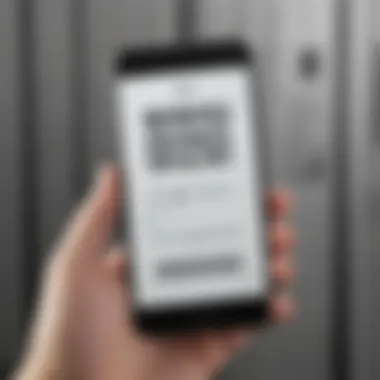 Smartphone with customized barcode scanning settings