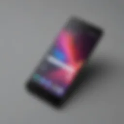 A modern Sprint smartphone showcasing its sleek design