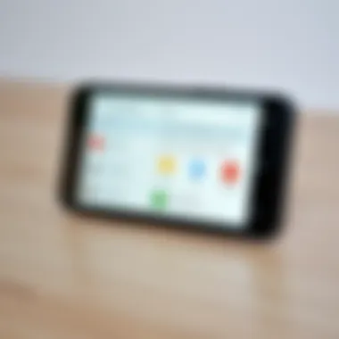 Document management overview on an Android screen