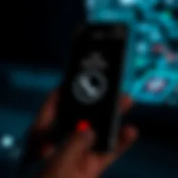 A smartphone screen displaying a call blocking feature