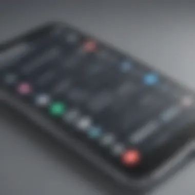 Illustration of a smartphone with notification icons being turned off