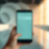 Illustration of Android device settings