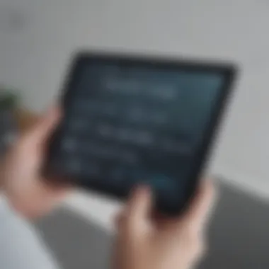 Acquiring Phone Number Digitally Tablet with virtual phone keypad for number acquisition