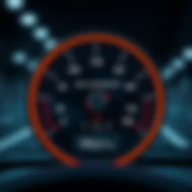 Chart displaying the technological aspects of Google Maps speedometer