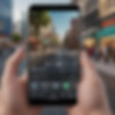 Unleash Fun on the Go Smartphone showcasing entertainment app selection