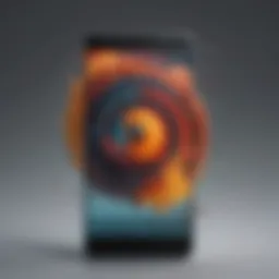 Abstract artwork symbolizing call filtering on Android