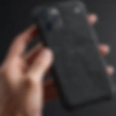 Under Armour phone case with textured grip for secure handling