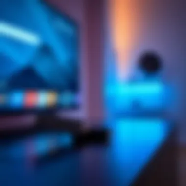 Setup of Amazon Fire Stick connected to TV