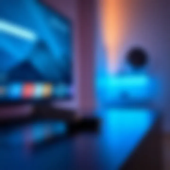 Setup of Amazon Fire Stick connected to TV