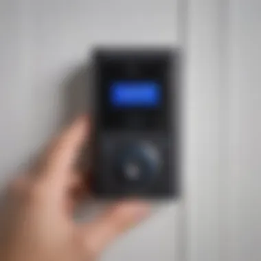 Person troubleshooting a Ring doorbell with a multimeter