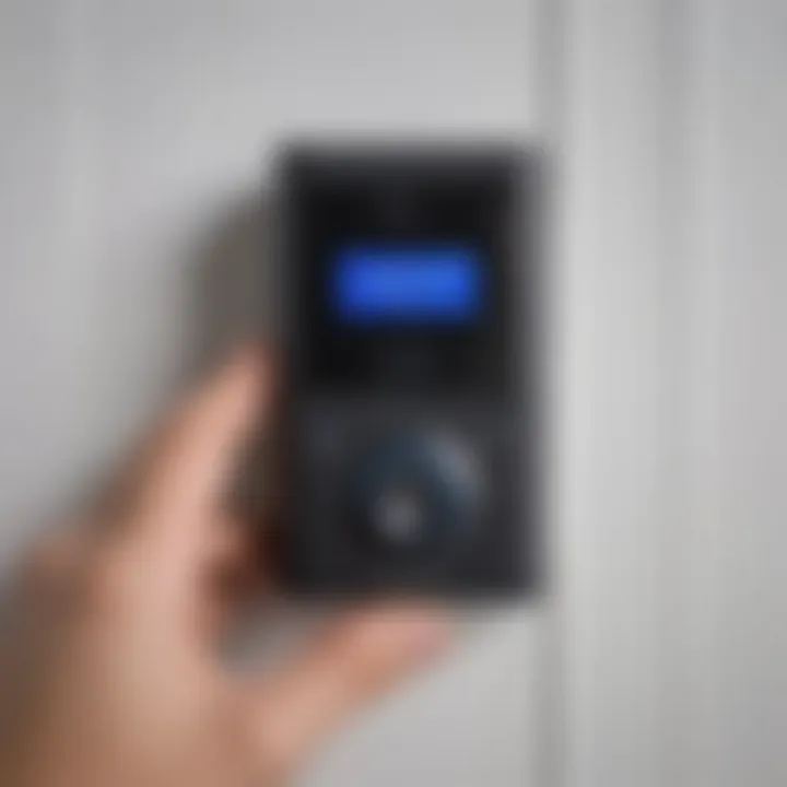 Person troubleshooting a Ring doorbell with a multimeter