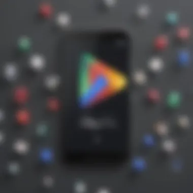Installation of Google Play Services Visual representation of Google Play Services installation on Android devices