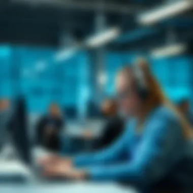 Samsung Customer Support Interaction Customer service representative assisting a client