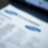 Detailed warranty document with Samsung logo