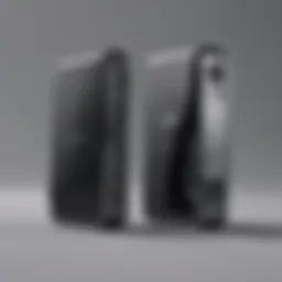 Close-up of the Samsung Z Flip showcasing its unique folding design