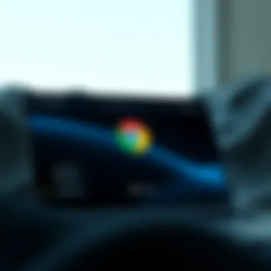 A sleek interface showcasing the latest Chrome features