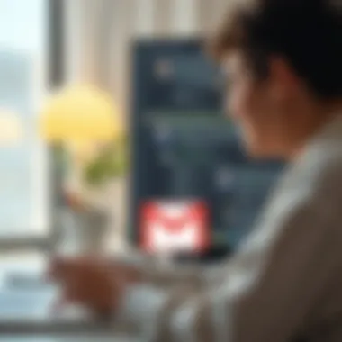 Visual representation of importing contacts into Gmail