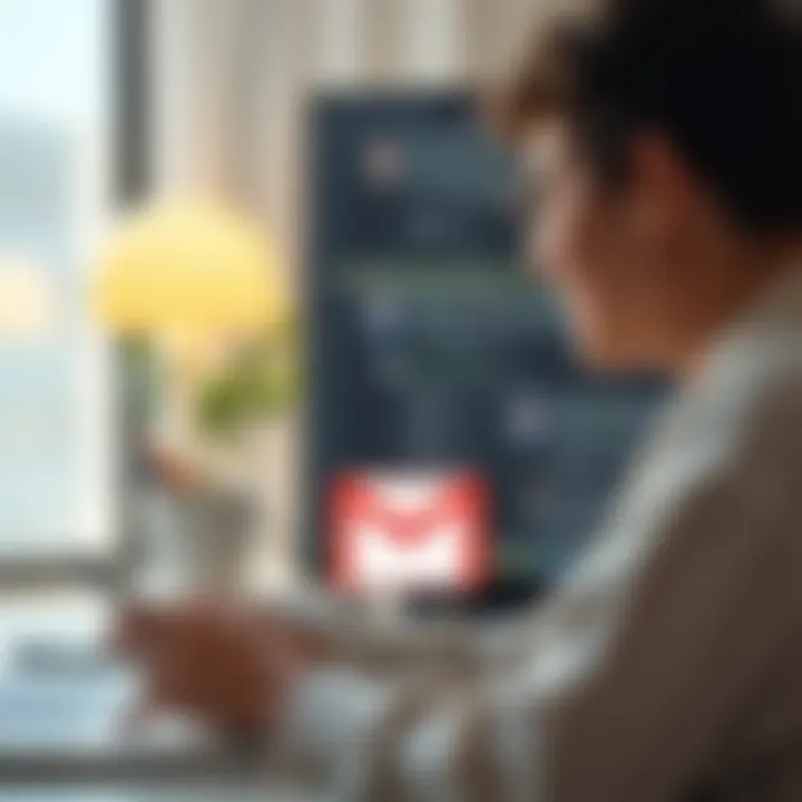 Visual representation of importing contacts into Gmail