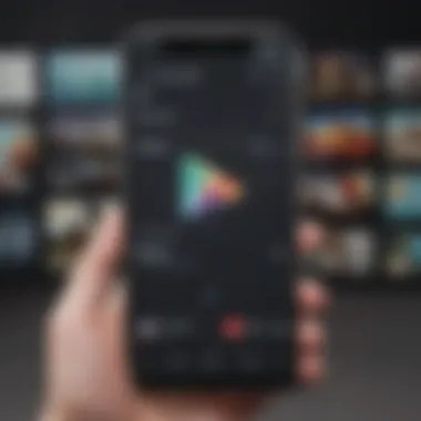 Technology Concept Uninstall Google Play Store App - Technology Concept