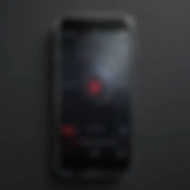 Smartphone with unlocked symbol